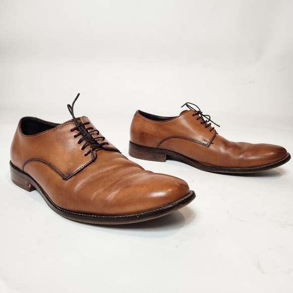 Cole Haan Benton ll Oxoford Brown Leather Shoe in Size 9.5W - Picture 2 of 11